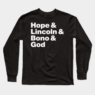 Michael Scott's Heroes Long Sleeve T-Shirt